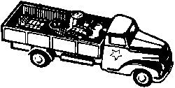 EKO 4016 HO United States Post-1945 Military Flatbed Truck with Cargo