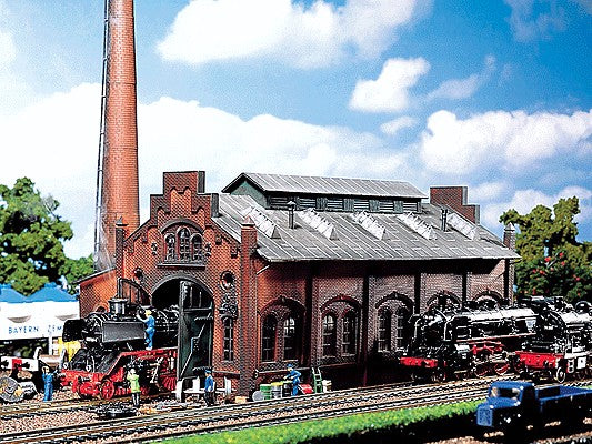 Faller 120159 HO Locomotive Shed/Engine Workshop Building Kit