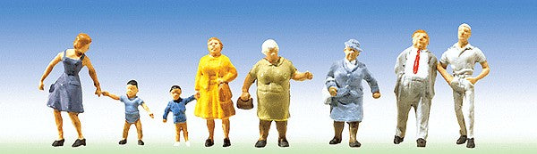 Faller 150907 Pedestrian Passers By Figures (Set of 6)