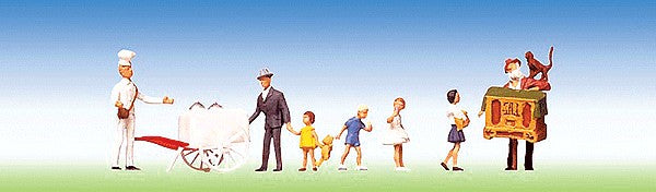 Faller 51016 HO Scale Fair Goers / Salesman Figures