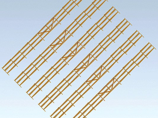 Faller 180408 HO Bonanza Fence Kit, 1341 mm