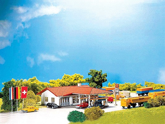 Faller Gmbh 232217 N Scale Service Station Building Kit