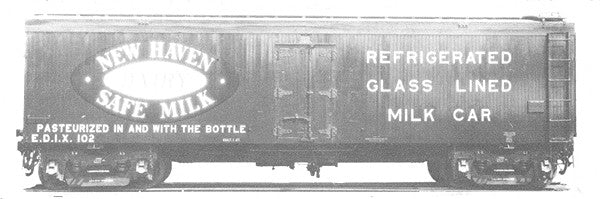 Funaro & Camerlengo 1043 40' Wood Milk Car New Haven Dairy Decals Kit
