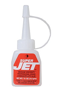 CGM Enterprises 767 Super Jet(TM) Adhesive - 1/2 oz. 14.8mL Bottle