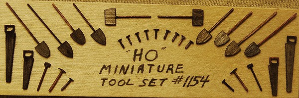 GCLaser 1154 HO Hand Tools - Hand Saws, Shoverls,& More (Set of 30)