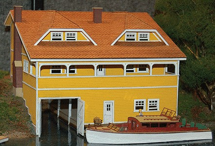 GCLaser 1464 HO Boathouse - Kit (Laser-Cut Wood)