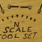 GCLaser 154 N Shovels/Saws/Picks/Hammers Laser Cut Miniature Tool Set