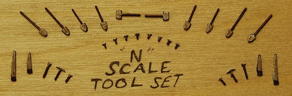 GCLaser 154 N Shovels/Saws/Picks/Hammers Laser Cut Miniature Tool Set
