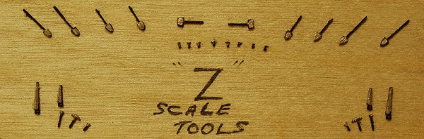 GCLaser 5154 Z Scale Tools Plywood Laser Cut Kit