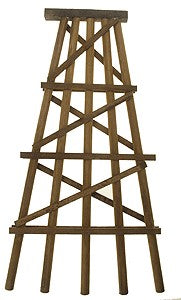 Grand Central Gems TB15 Large 12" Wooden Truss Bridge Bents (Pack of 5)
