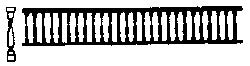 Grandt Line 5035 HO Turned Spindle Porch Railing (Pack of 3)