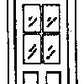 Grandt Line 5072 HO 4-Pane Window with Transom Door