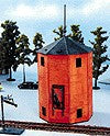 Heljan 1001 HO Wooden Water Tank-Canadian Building Kit