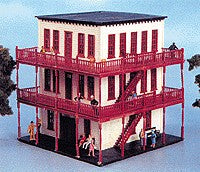 Heljan 820 HO Scale Wood RR Hotel 1900 Era Building Kit