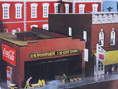 Heljan 904 HO Con-Cor Ice Cream & Woolworth Store Building Kit