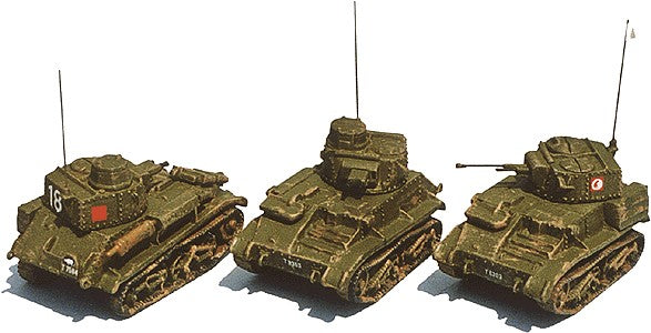 Heiser's Models 206 HO Vickers Mark VI A Light Tanks Kit