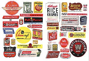 JL Innovative Design 282 HO Consumer Product Posts/Signs (Set of 42)