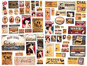 JL Innovative Design 332 HO Saloon and Tavern Signs 1900s-1920 #1 (66)