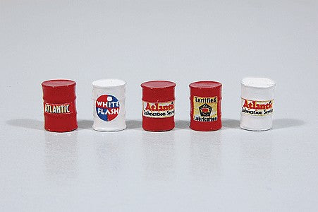 JL Innovative Design 556 Atlantic Oil Barrels 3 Red, 2 White