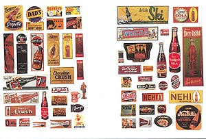 JL Innovative Design 606 N 1940s-50s Uncommon/Unusual Softdrink Signs/Posters