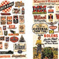 JL Innovative Design 683 N Farm Implement Feed & Seed Signs/Posters (Set of 54)