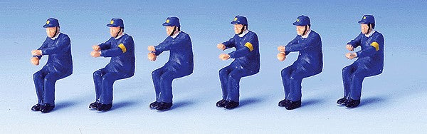 Kato 6-511 HO Japanese Train Engineers Figures (Set of 6)