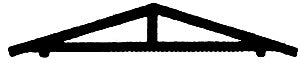 Keystone Locomotive 43 HO 13.5 Feet Cast Rafter