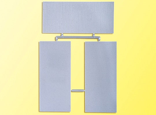 Kibri 11984 HO Plastic Met Sheets Kit (Box of 3)