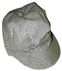 Kromer Cap Co 775 Adjustable Striped Railroad Cap