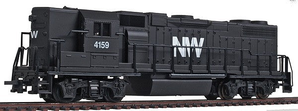 Life Like 8073 HO Norfolk & Western GP38-2 High-Nose Locomotive #4159