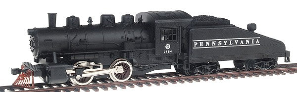 Life Like 8343 HO Pennsylvania 0-4-0 Powered Steam Locomotive w/ Tender