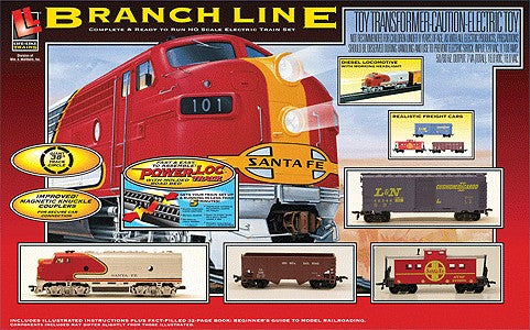 Life Like 8995 Santa Fe Branch Line HO Gauge Diesel Train Set