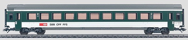 Marklin 42162 HO Scale SBB CFF FFS Express 2nd Class Passenger Car