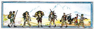 Merten 2126 HO Hunters Carrying Game (Set of 6)