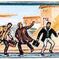 Merten 447-976 HO Scale Men Passengers Hurrying Interchangeable Hats
