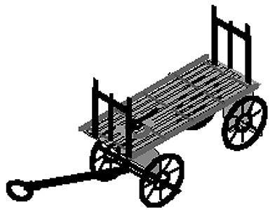 Micron Art 1007 Z Baggage Carts (Pack of 4)