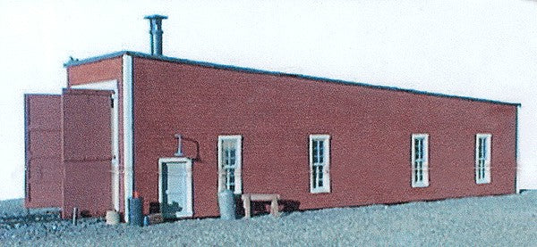 B.T.S. 17502 O Scale Single-Stall Switcher Shed Craftsman Building Kit