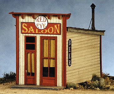 B.T.S. 27460 HO Scale Red Eye Saloon Building Kit