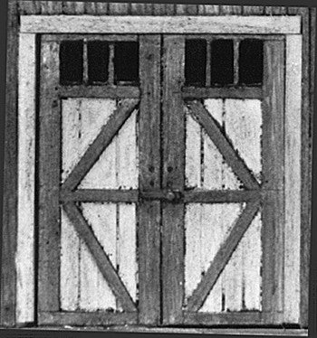B.T.S. 780 S Freight Door With Separate Handle (Laser-Cut Wood)