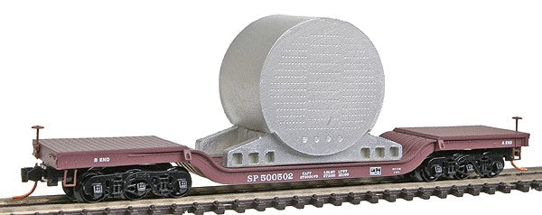 Micro-Trains 10900091 N SP Heavyweight Depressed-Center Flatcar w/Load #500502