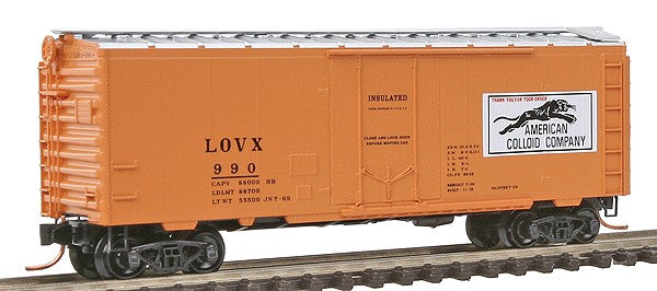 Micro-Trains 02100190 N LOVX 40' Standard Plug Door Boxcar #990