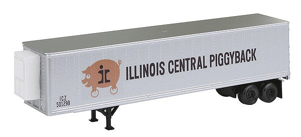 Micro-Trains 45100060 N Illinois Central Piggyback 45' Trailer w/AC Unit #501299