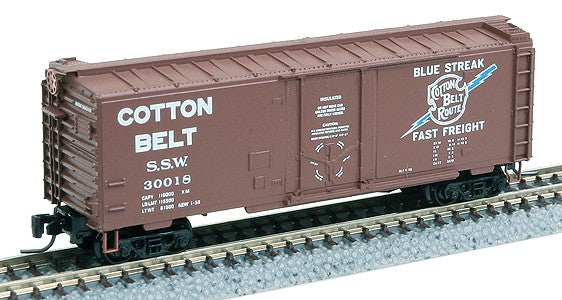 MicroTrains 50200202 SSW Cotton Belt 40' Boxcar #30018