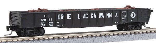 Micro-Trains 52200172 Z EL 50' Fishbelly Sides Gondola w/Scrap Metal Load #17051