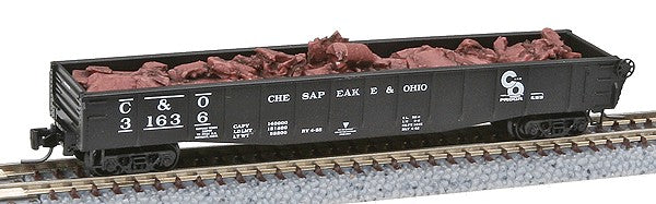 MicroTrains 52200182 C&O Fishbelly Gondola w/ Load #31636