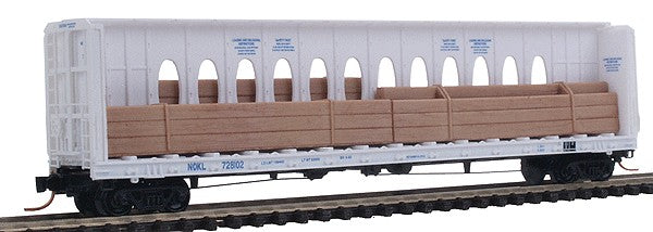 Micro-Trains 05300520 N NOKL 60' 8" Gunderson Flatcar w/Load #728102