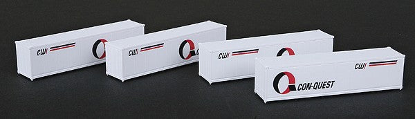 Micro-Trains 76100020 Z Conquest 40' Container (Pack of 4)