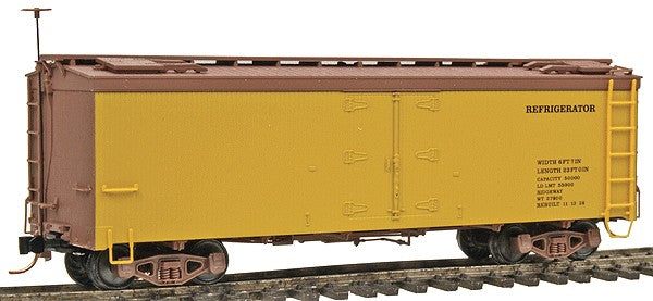 Micro-Trains 85000001 HOn3 Dimensional Data 30' Composite Underframe Reefer Car