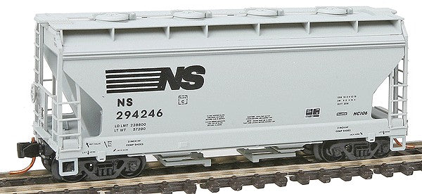 Micro-Trains 09200240 N Norfolk Southern 2 Bay ACF Covered Hopper #294298