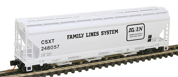 Micro-Trains 09400290 CSX Transportation 3-Bay Centerflow Covered Hopper #248057